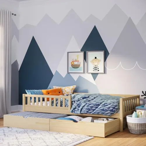 Bellabino Kinderbett Vils 90x200 cm mit Schublade von Bellabino