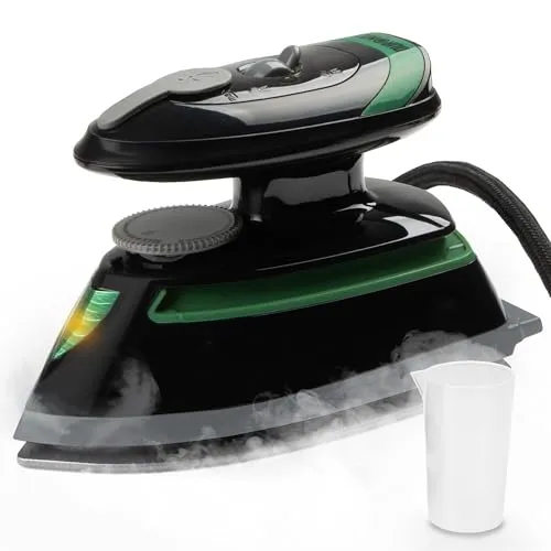 Duronic SI4 BG Mini Reisebügeleisen - Bügeleisen für unterwegs mit 30ml Wassertank und 2 Betriebsspannungen. Ideal für knitterfreie Kleidung auf Reisen, leicht und kompakt.