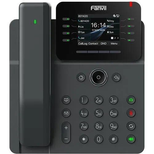 Fanvil IP Telefon V62 PRO - Festnetztelefon mit HD-Farbbildschirm, erweiterten Bluetooth-Funktionen und 2 SIP-Leitungen für ein optimales Kommunikationserlebnis im Büro.