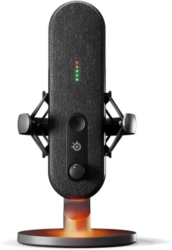 SteelSeries Alias Mikrofon - Hochwertiges Streaming-Mikrofon mit Rauschunterdrückung und Tischstativ für klare Kommunikation und Gaming-Streams