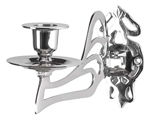 aubaho Klavierleuchter vernickelt Wandleuchter Klavier Piano Farbe Silber