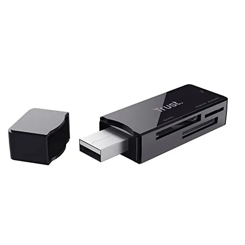 Trust 21934 Nanga USB-2.0-Kartenlesegerät schwarz