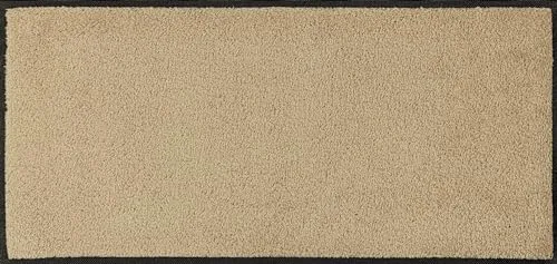 wash+dry Läufer Beige, 35x75 cm - Teppiche & Böden: Waschbarer Teppichläufer in Beige, ideal für Fußbodenheizung, sorgt für ein gemütliches Ambiente und angenehmes Gefühl unter den Füßen.