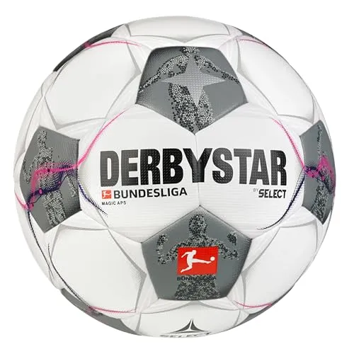 Derbystar Bundesliga Magic APS v24 - Wettspielball - Turnierball mit kühlenden Eigenschaften für maximalen Komfort, aus hochwertigem Material gefertigt.