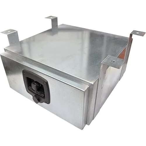 mb-m Werkzeugkasten aus Stahlblech 40x18x42cm Staubox PKW Anhänger hängend