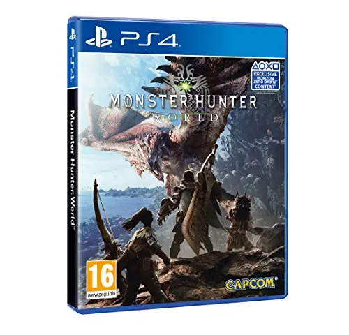 MONSTER HUNTER WORLD - Action-Rollenspiel für PS4 - Entdecke eine riesige, lebendige Welt voller Monster und Herausforderungen. Perfekt für Fans von Abenteuer und strategischem Kämpfen!