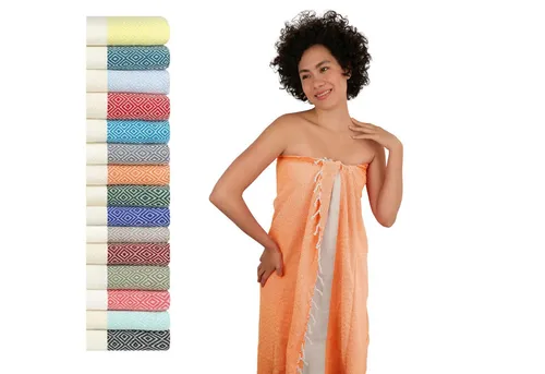 furora HOLIDAY Saunatuch XXL in orange von furora HOLIDAY