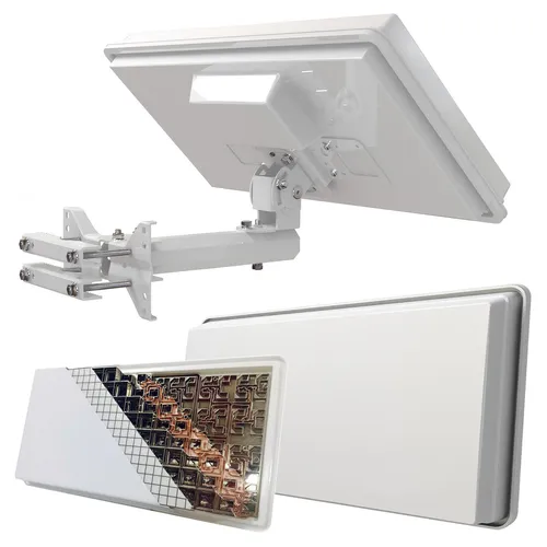 SELFSAT H30D1+ Single Flachantenne mit Fensterhalterung