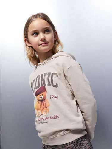 Name It Hoodie NKFRYCCA LS NREG SWEAT WH BRU BOX