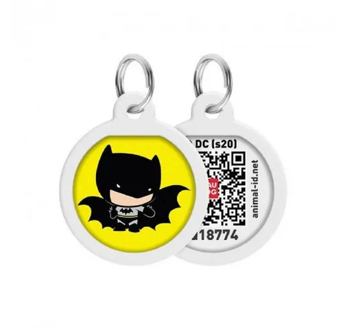 WAUDOG Tier-Halsband Pet ID Tag für Hund Katze mit QR Passport Global Suchsystem