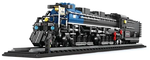 Dampflokomotive Klemmbaustein Set 947 Teile in Rosa