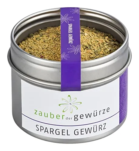 Zauber der Gewürze Spargel Gewürz – Gewürzmischung für Spargel, Spargelsalat, Spargel-Risotto & Spargelcremesuppe, 40 g