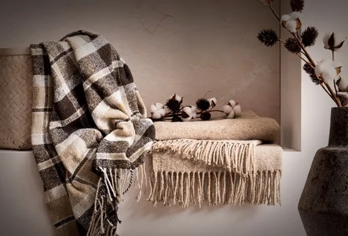 Wohndecke GÖZZE Decke MISHKA caramel BL 150x200 cm braun Wohndecke Kuscheldecke, Gözze