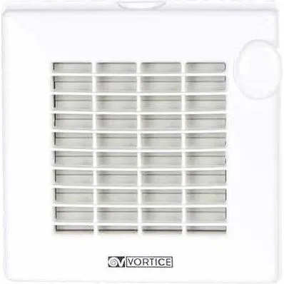 Vortice Bodensauger Vortice Punto M 100 (10 cm) A – 11221, Weiß - Badlüfter mit 18 W Leistung und 90 m³/h Luftstrom, ideal für die ständige Belüftung kleiner bis mittlerer Räume.