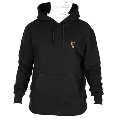 Fox Collection Hoody Black & Orange - Pullover, Größe:S von Fox