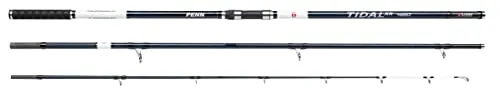 PENN Tidal XR Beach Caster Rute | Hochmodulige 30T/40T Carbon-Surfcasting-Rute mit X-Wrap-Technologie | Fuji O-Ringen | Extrem Weite Würfe für Festspulen- und herkömmliche Rollen | 4,80 m