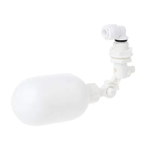 Haveratio Kunststoff-Schwimmerkugelventil, Verstellbarer Wasserfilter, Schwimmerventil, automatische Befüllung, Wassertank, Schwimmerventil, 1/4
