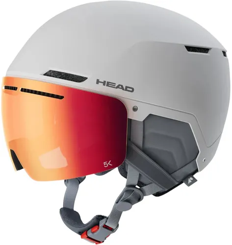 HEAD CINEMA 5K Helm 2026 white - XL/XXL - Helm für Wintersport mit überragendem Blickfeld und Easyclick Lens Exchange System für schnellen Scheibentausch. Ideal für Komfort und Sicherheit auf der Piste.