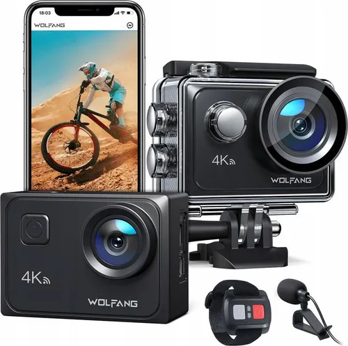 Sportkamera Victure Ac920 4K60Fps Wifi 24Mp Touchscreen Eis 40M