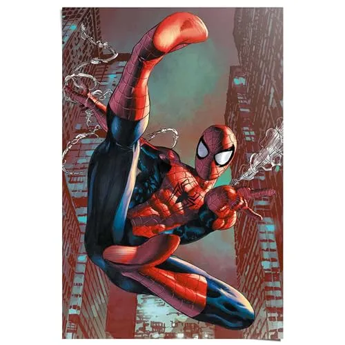 REINDERS Poster, Spider-Man in rot von REINDERS