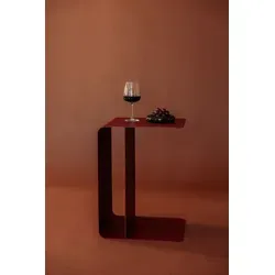 Metallbude Beistelltisch Cosmo - Stilvoller Stahl in Weinrot - Der Metallbude Beistelltisch Cosmo verbindet modernes Design mit robuster Stahlqualität. Ideal für jeden Wohnraum und perfekt als praktischer Ablageort.