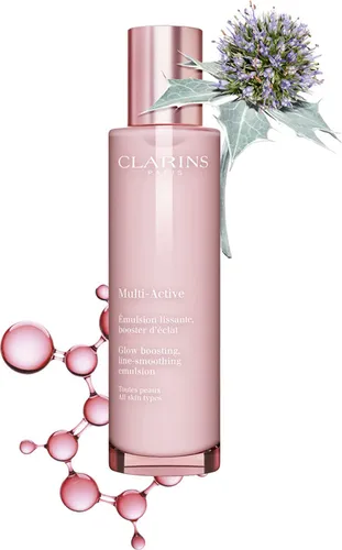 Clarins Multi-Active Émulsion 100ml - Tagespflege für alle Hauttypen, revitalisiert die Haut und sorgt für einen strahlenden Teint mit täglicher Anwendung.