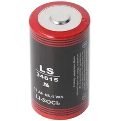 ER34615 Lithium Batterie D Mono 3,6 Volt 19000mAh mit breitem Pluspol min. 0,8cm, max. 11,5mm