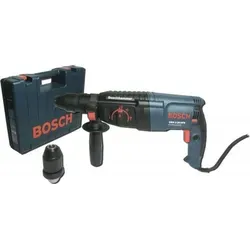 Bosch Professional Bohrhammer GBH 2-26 DFR - Bohrmaschinen mit 800-Watt Motor, hoher Meißelleistung und robustem Design für vielseitige Anwendungen, inklusive Tiefenanschlag und Schnellwechselbohrfutter.
