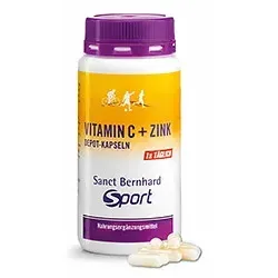 Sanct Bernhard Sport Vitamin C + Zink Depot-Kapseln - 116 g