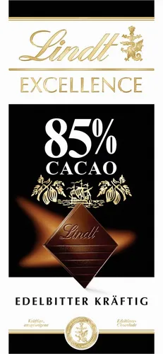 Lindt Excellence 85% Zartbitter Schokolade 100g - Feine Schokolade mit 85% Kakaoanteil, intensiv im Geschmack und perfekt für Schokoladenliebhaber.