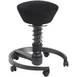 Aeris Bürohocker 'Swopper' in Schwarz - Ergonomischer Bürostuhl mit 3D-Technologie für optimale Bewegung und Gesundheit, ideal für modernes Office oder Jugendzimmer.