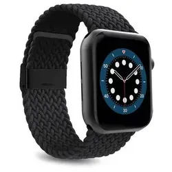 Puro Loop Nylonarmband Apple Watch 42 / 44 45 49 mm – Schwarz