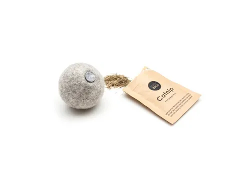 LucyBalu Tier-Intelligenzspielzeug MINT BALL Filzball mit Katzenminze