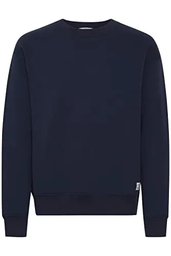 !Solid SDLENZ Sweatshirt - Sweatshirt für Herren, Rundhals, Langarm und Rippbündchen, aus 60% Baumwolle für hohen Tragekomfort und ideal für lässige Outfits.