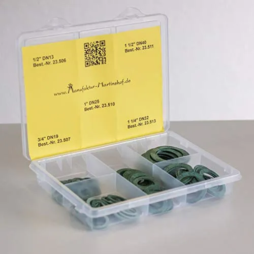 Stück Flachdichtung-AFM-Set-Solar-Garten-Heizung-Wasser-23.556 Gas Flachdichtungen, 20 x 1/2