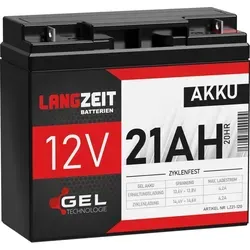 Langzeit Gel Akku 21Ah 12V