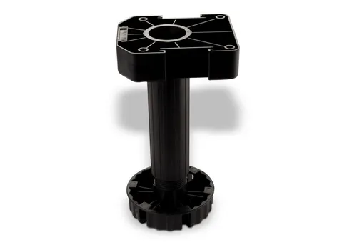 SO-TECH® Möbelfuß Sockelfuß Höhe 170 mm Stellfuß verstellbar, (4-St), inkl. 1 Sockelbefestigungsclip