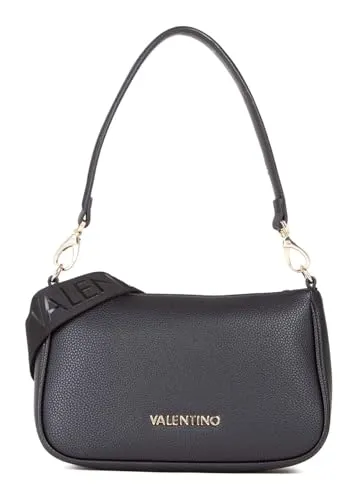 Valentino bags NEVER Bag VBS8GL13 - Umhängetasche für Damen, elegante schwarze Schultertasche aus hochwertigem Polyurethan, ideal für jeden Anlass und gefertigt in Italien.