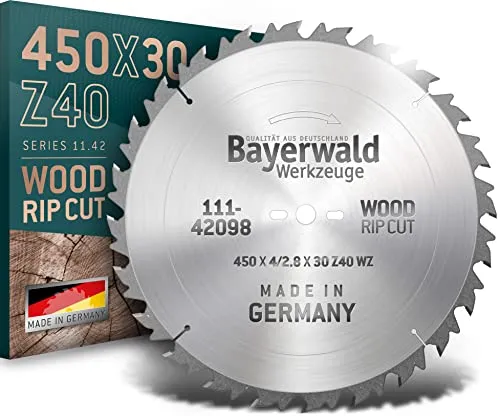 Bayerwald Kreissägeblatt HM 450 x 4/2.8 x 30 Z40 WZ von Bayerwald