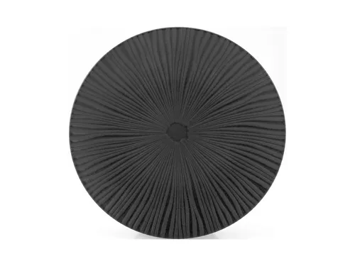 Speiseteller VESUVIO DH 27x3.20 cm schwarz in schwarz von Sonstige