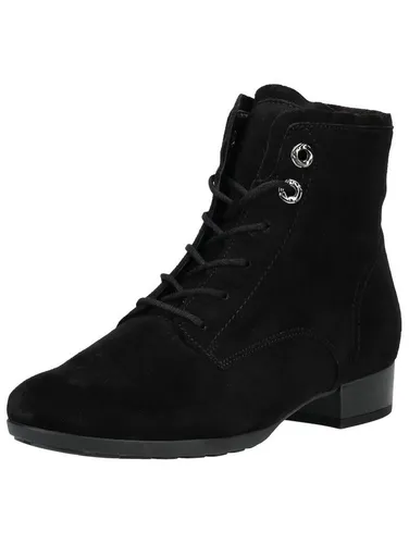 GABOR COMFORT Schnürstiefelette - Damen Wanderschuhe aus weichem Veloursleder, ideal für anspruchsvolle Füße. Flexible Sohle und bequeme Weite H sorgen für ein leichtes Laufgefühl und perfekten Sitz.