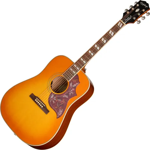 Hummingbird Studio HCS Akustikgitarre - Hochwertige Akustikgitarre mit massiver Fichtendecke und Mahagoni-Korpus. Ideal für leidenschaftliche Musiker, die Wert auf Klang und Verarbeitung legen.