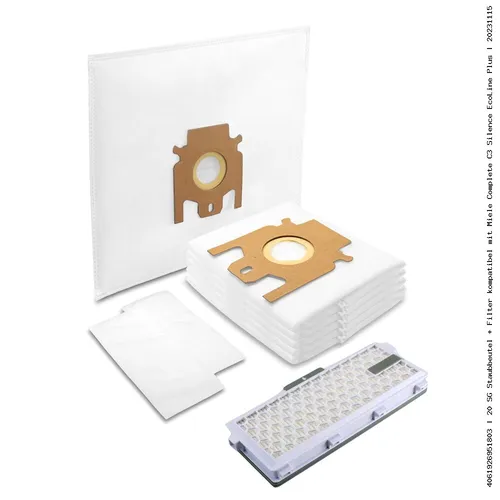 SG Staubsaugerbeutel + Filter kompatibel mit Miele S 8360 Ecoline 20