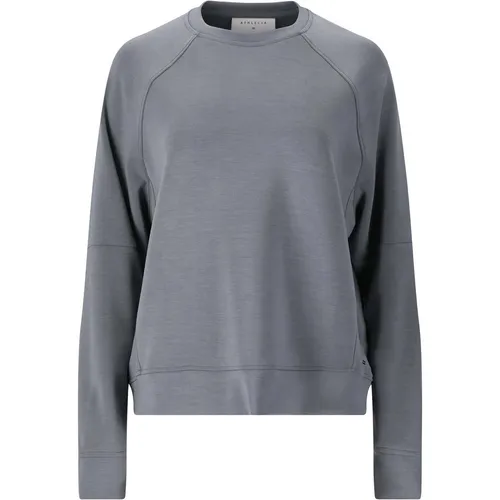 Athlecia Sweatshirt Jacey Crewneck grau Damen, Größe 44 - Hochwertiges Sweatshirt von Athlecia für Fitness und Alltag. Ideal für entspannte Stunden und coole Outfits. Superweiches Material sorgt für hohen Tragekomfort.