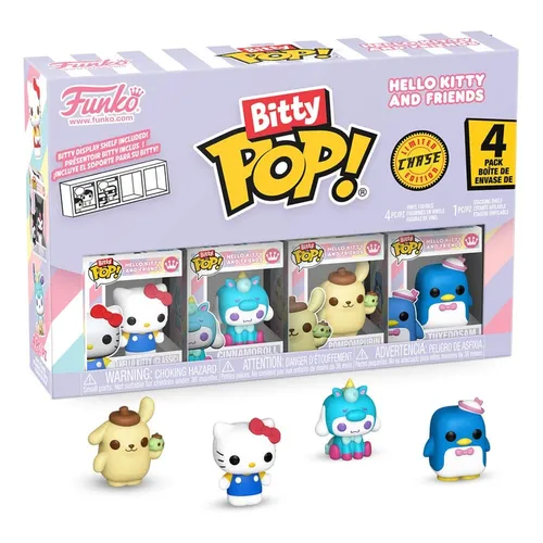 Funko Pop! Hello Kitty and Friends Bitty POP! 4er-Pack Series 1 2 cm #85713