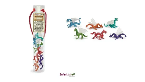 Safari Ltd 687604 Drachen Set 3  (6 Minifiguren) Serie Themengebiet