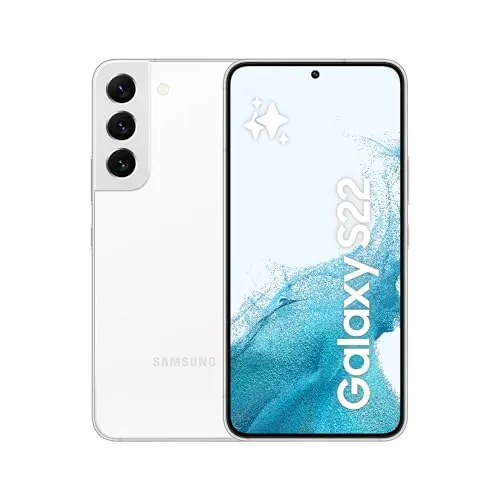 Samsung Galaxy S22, Android Smartphone, 6,1 Zoll Dynamic AMOLED Display, 3.700 mAh Akku, 256 GB/8 GB RAM, Handy in Phantom White, inkl. 36 Monate Herstellergarantie