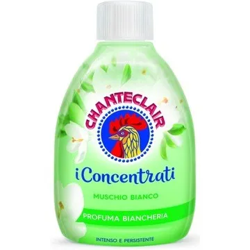 Chante Clair Profuma Biancheria I Concentrati 220 Ml. Muschio Bianco - Waschmittel, Weichspüler & Fleckenentferner – Intensiver Duft von weißem Moschus für frisch duftende Wäsche.