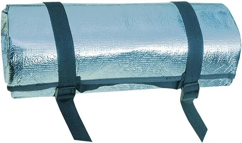 Alu-Isoliermatte 190x60cm - Silber - Praktische Isoliermatte für Camping und Trekking. Sie schützt vor Kälte und Feuchtigkeit und bietet hervorragende Wärme reflektierende Eigenschaften.