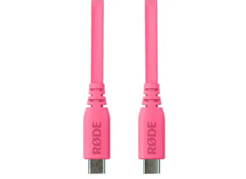 Rode SC17-P USB-Kabel, 1.5m, rosa, USB C male / USB C male in pink von RØDE